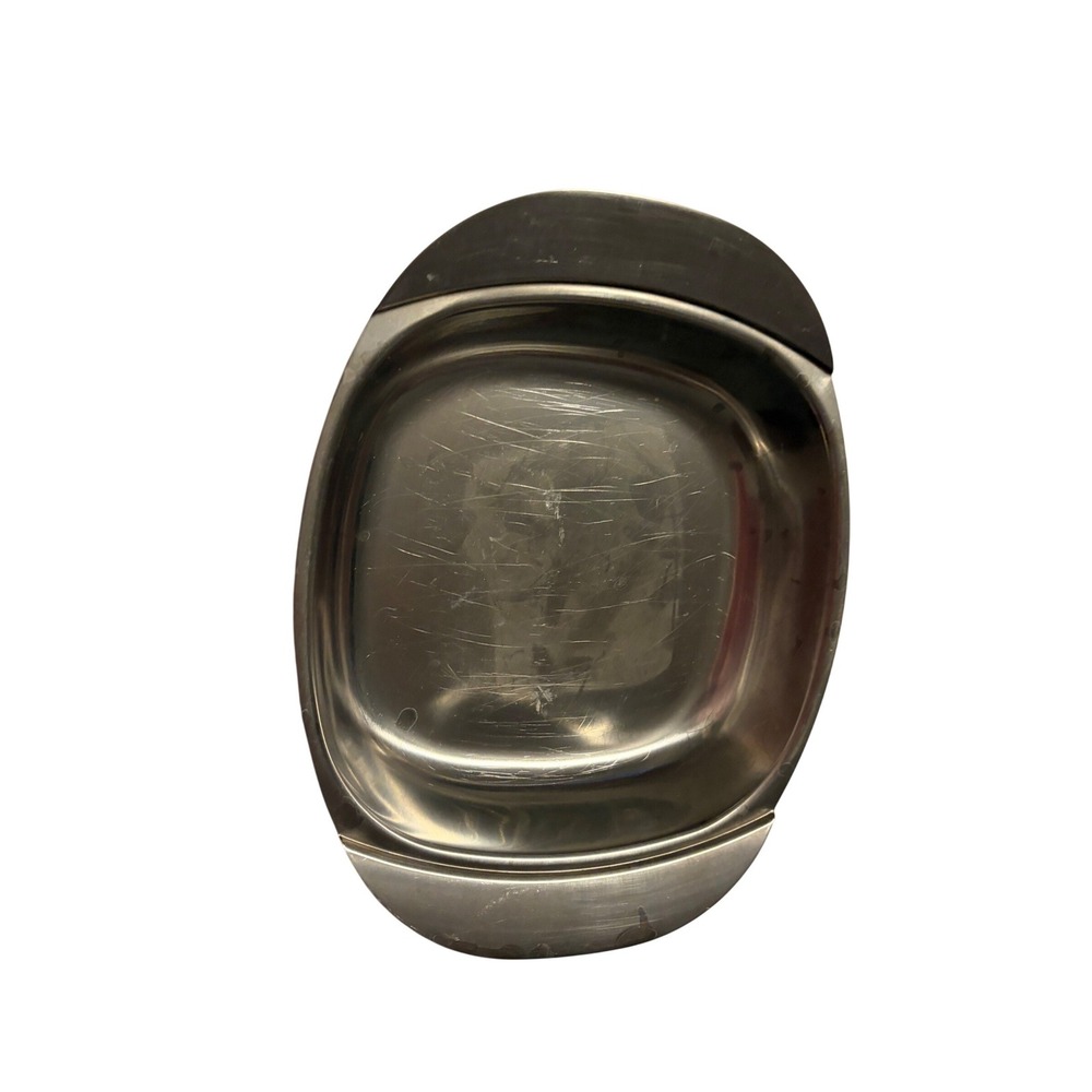 Cultura Sweden 18-8 Stainless Serving Dish MCM Scandinavian Vintage Silver‎